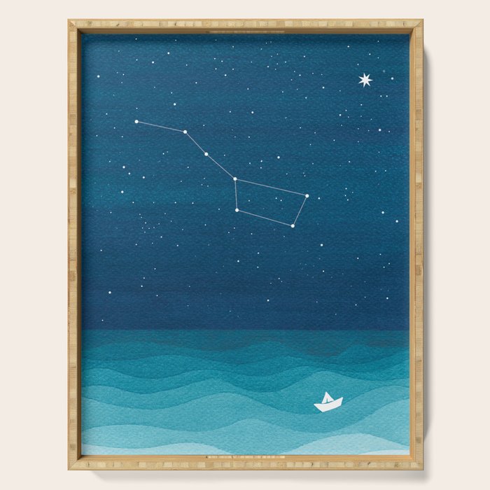 Big Dipper constellation Serving Tray Gallery Image 1