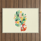 Flower Delivery Outdoor Rug Gallery Image 1