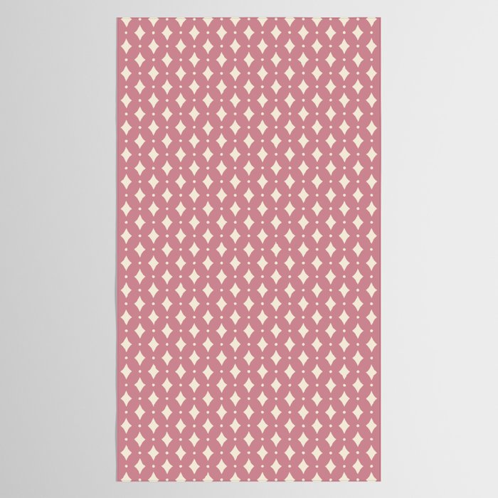 Vintage Stars VI Rose Tablecloth Gallery Image 2
