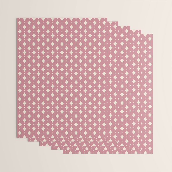 Vintage Stars VI Rose Wrapping Paper Gallery Image 3