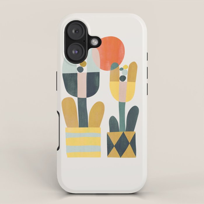 Two flowers iPhone Case Gallery Image 1