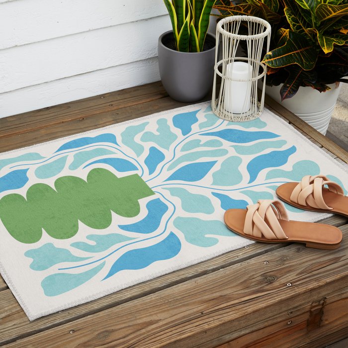 Paris: Flower Market 02 | Botanica Edition Outdoor Rug Gallery Image 2
