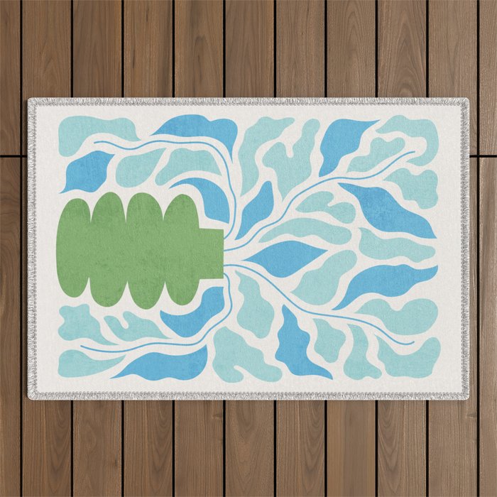 Paris: Flower Market 02 | Botanica Edition Outdoor Rug Gallery Image 1