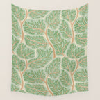 Puzzle trees winding pattern Wall Tapestry Gallery Image 4