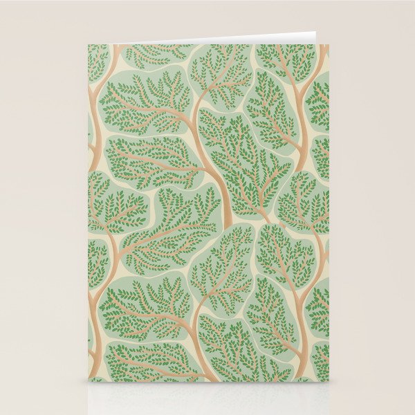 Puzzle trees winding pattern Stationery Card Gallery Image 2