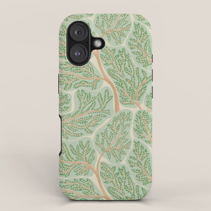 Puzzle trees winding pattern iPhone Case Gallery Image 1