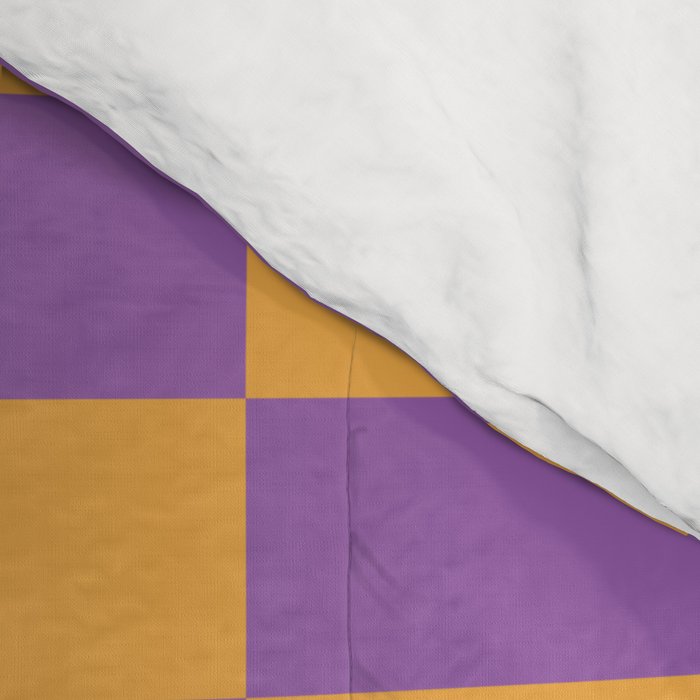 Retro 70s Checkerboard & Stripes Comforter Gallery Image 4