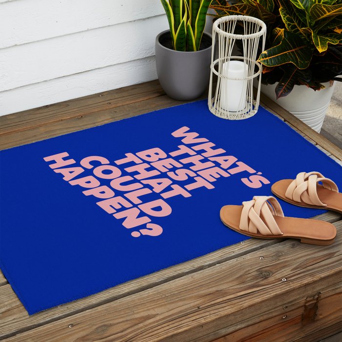 Whats The Best That Could Happen Outdoor Rug Gallery Image 2