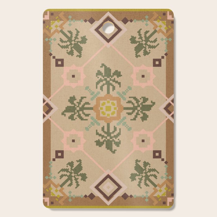 Pixelated Palms Cutting Board Gallery Image 1