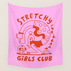 Stretchy Girls Club Wall Tapestry Gallery Image 4