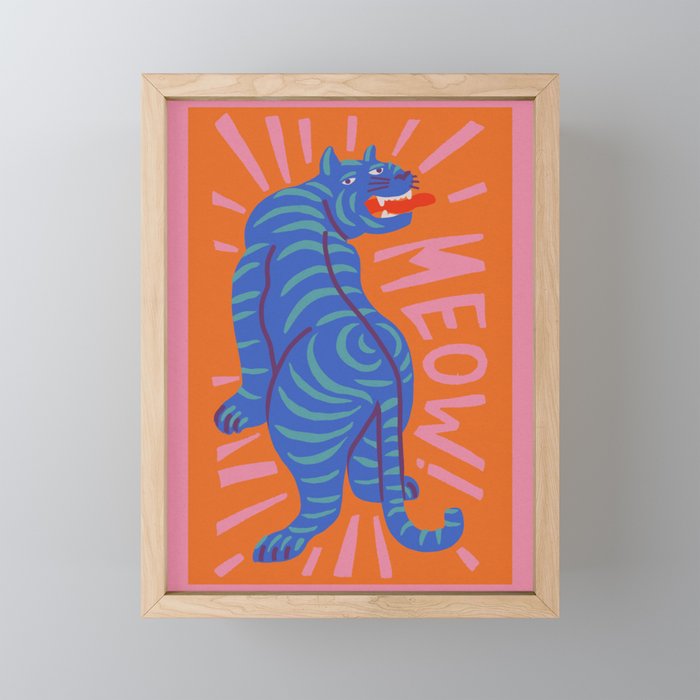 Meow Mini Art Print Gallery Image 1