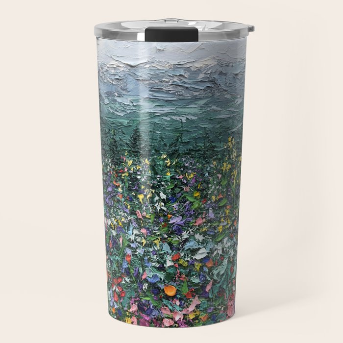 Ridgeline Wildflowers Travel Mug Gallery Image 1