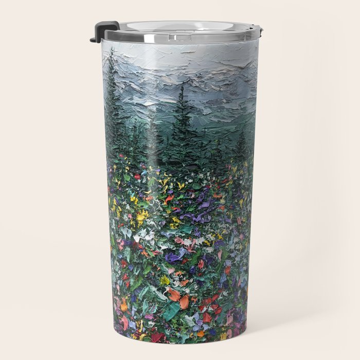 Ridgeline Wildflowers Travel Mug Gallery Image 3