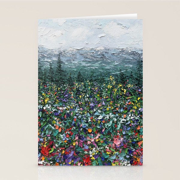 Ridgeline Wildflowers Stationery Card Gallery Image 2