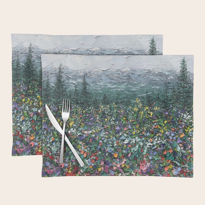 Ridgeline Wildflowers Placemat Gallery Image 1