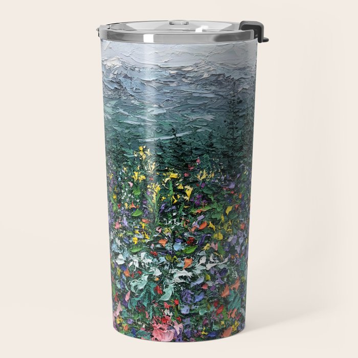 Ridgeline Wildflowers Travel Mug Gallery Image 2