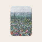 Ridgeline Wildflowers Bath Mat Gallery Image 1