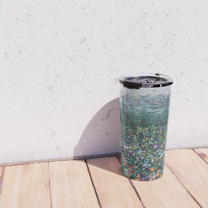 Ridgeline Wildflowers Travel Mug Gallery Image 4