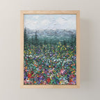 Ridgeline Wildflowers Mini Art Print Gallery Image 1
