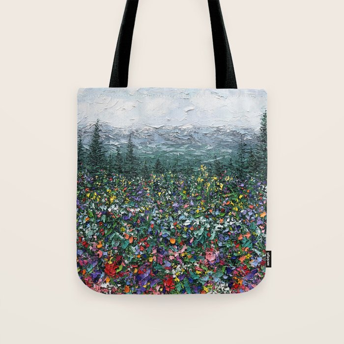 Ridgeline Wildflowers Tote Bag Gallery Image 1