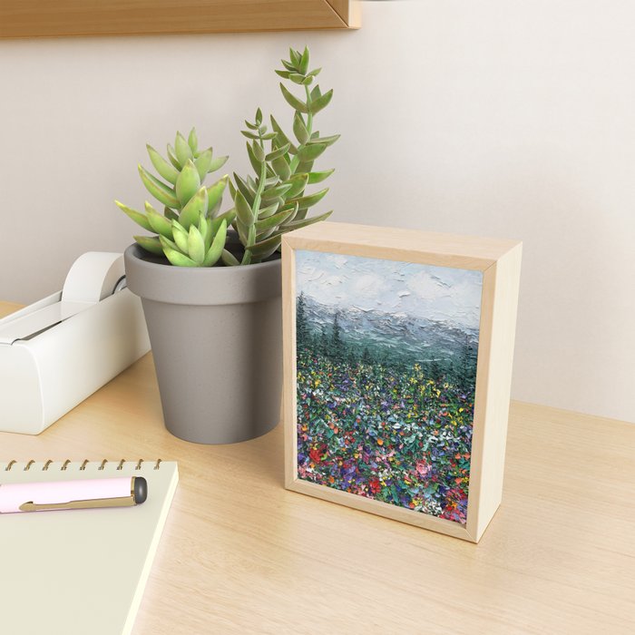 Ridgeline Wildflowers Mini Art Print Gallery Image 2