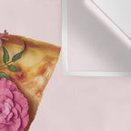 FLORAL PIZZA Wall Tapestry Gallery Image 3