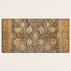 Tabriz Antique Boho Persian Rug Print Desk Mat Gallery Image 3