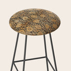 Tabriz Antique Boho Persian Rug Print Stool Gallery Image 2