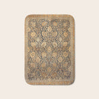 Tabriz Antique Boho Persian Rug Print Bath Mat Gallery Image 1