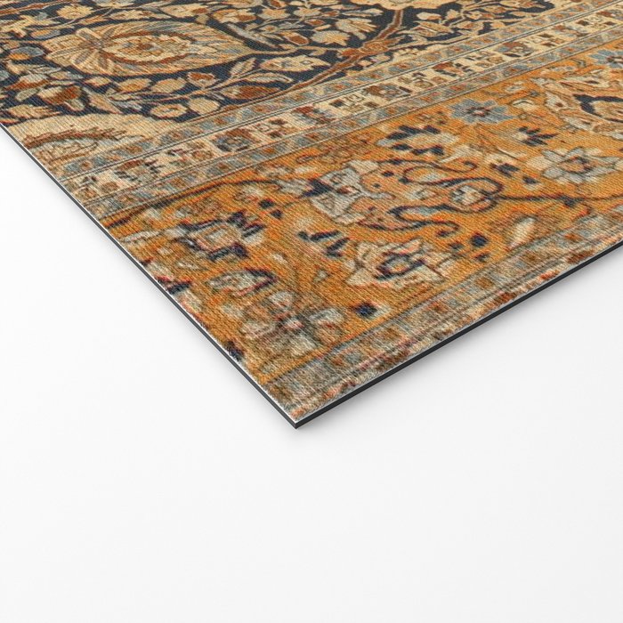 Tabriz Antique Boho Persian Rug Print Welcome Mat Gallery Image 2