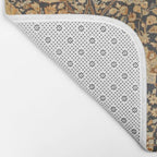 Tabriz Antique Boho Persian Rug Print Bath Mat Gallery Image 2