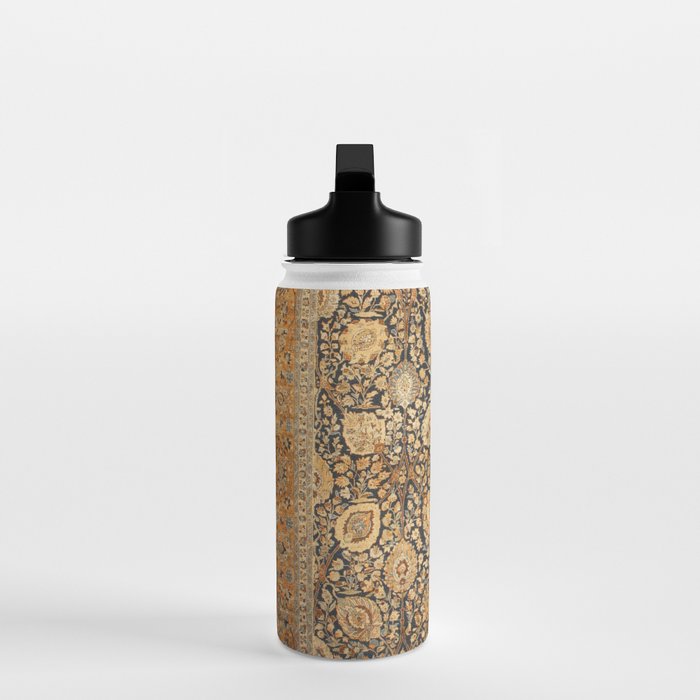 Tabriz Antique Boho Persian Rug Print Water Bottle Gallery Image 3