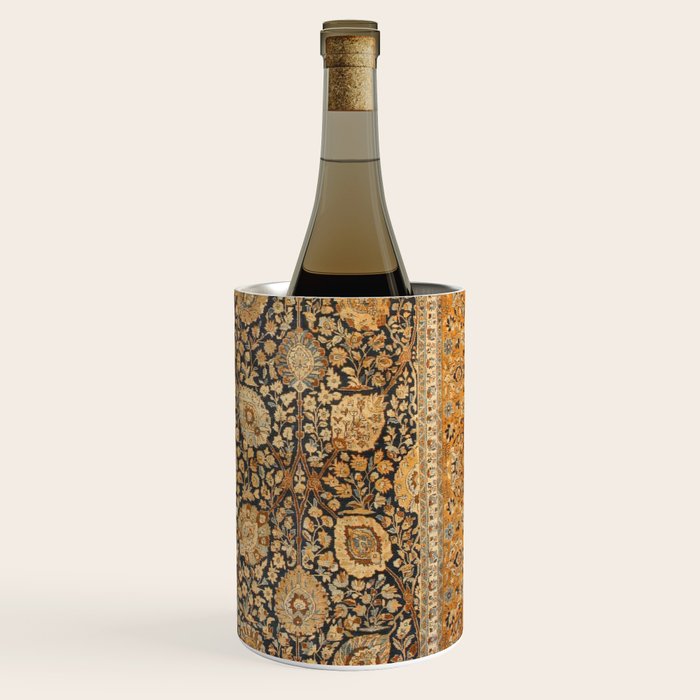 Tabriz Antique Boho Persian Rug Print Wine Chiller Gallery Image 3