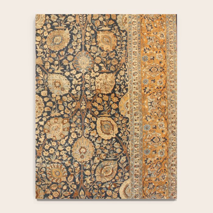 Tabriz Antique Boho Persian Rug Print Notebook Gallery Image 4