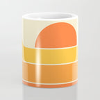 Retro Geometric Sun Set Design 421 Coffee Mug Gallery Image 4