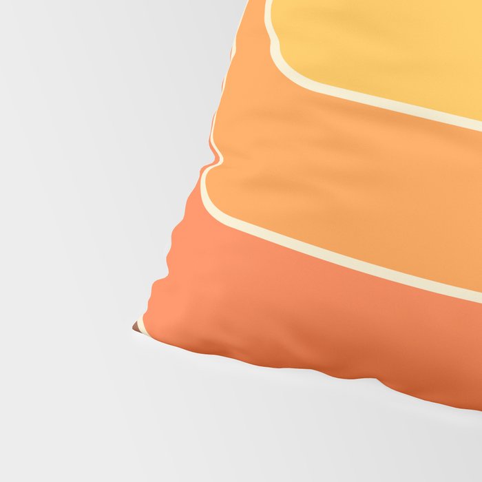 Retro Geometric Sun Set Design 421 Pillow Sham Gallery Image 4
