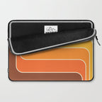 Retro Geometric Sun Set Design 421 Laptop Sleeve Gallery Image 2