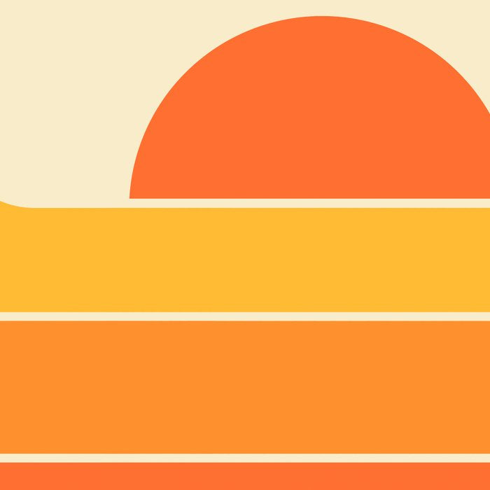 Retro Geometric Sun Set Design 421 Coffee Mug Gallery Image 2