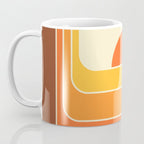 Retro Geometric Sun Set Design 421 Coffee Mug Gallery Image 3