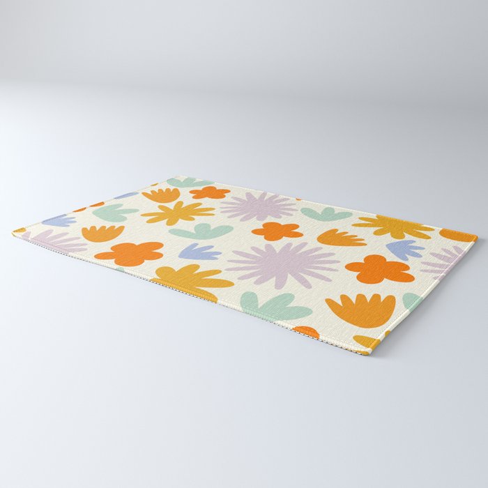 Mod Spring Flowers Rug Gallery Image 3