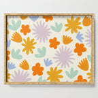Mod Spring Flowers Serving Tray Gallery Image 1
