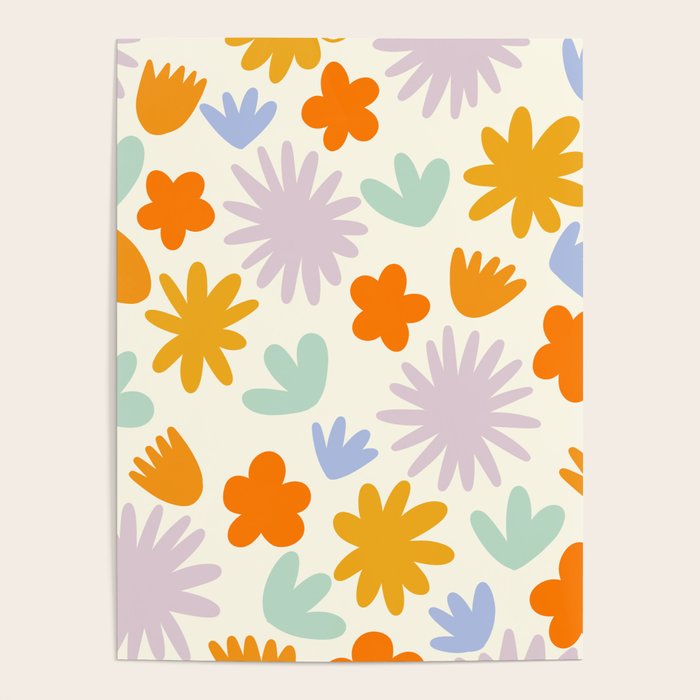 Mod Spring Flowers Poster Gallery Image 4