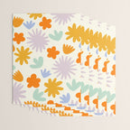 Mod Spring Flowers Wrapping Paper Gallery Image 3
