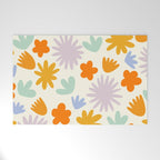 Mod Spring Flowers Welcome Mat Gallery Image 1