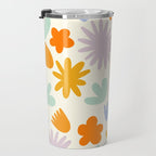 Mod Spring Flowers Travel Mug Gallery Image 3