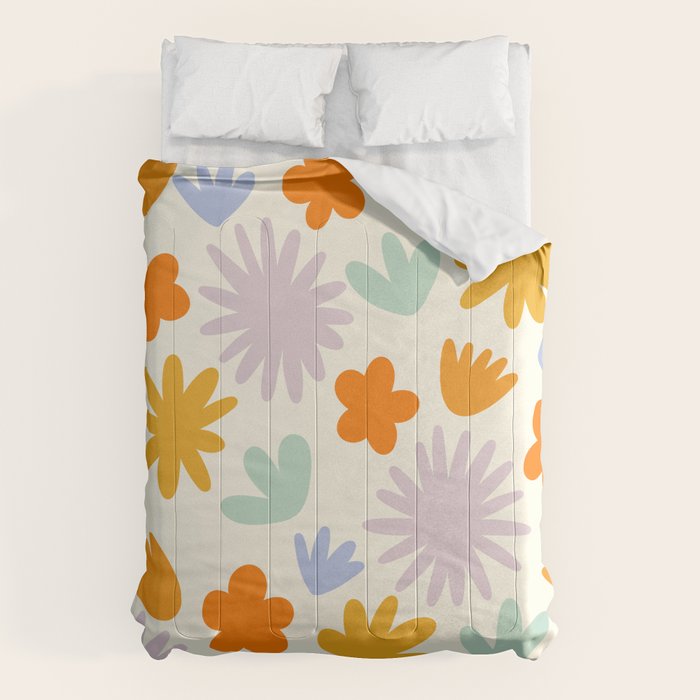Mod Spring Flowers Comforter Gallery Image 6