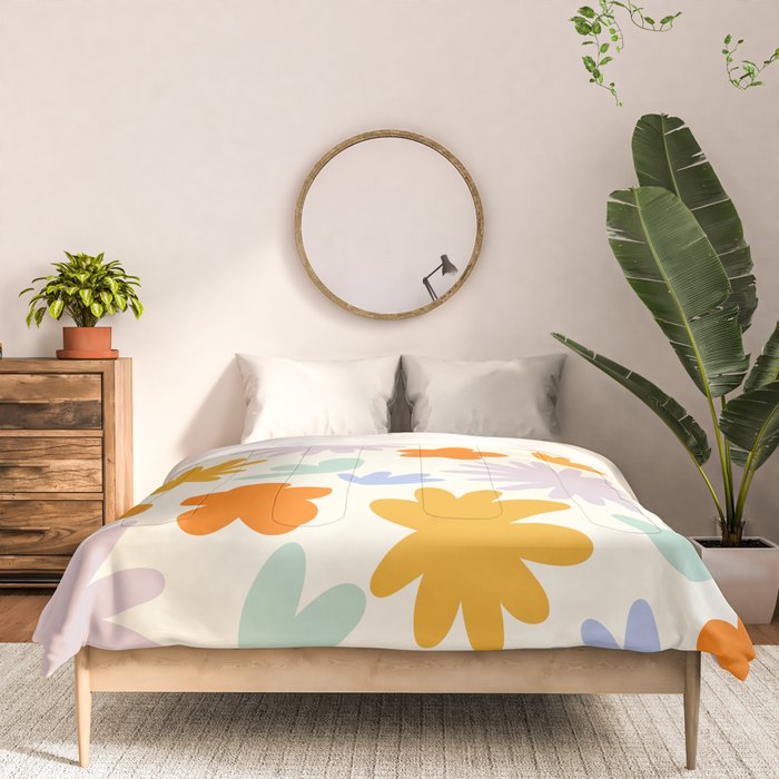 Mod Spring Flowers Comforter Gallery Image 3
