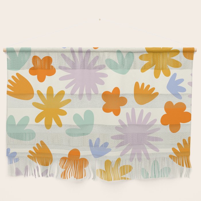 Mod Spring Flowers Wall Hanging Gallery Image 1