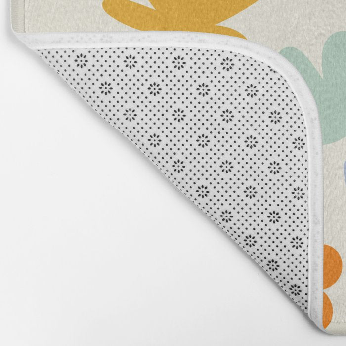 Mod Spring Flowers Bath Mat Gallery Image 2