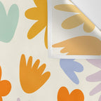 Mod Spring Flowers Wall Tapestry Gallery Image 3